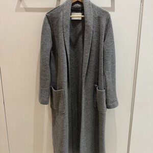 Aritzia Babaton Luxe Lounge Jacket - 100% Wool - Grey - Women's Size S